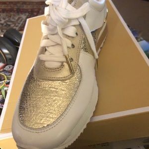 Michal kors Allie wrap trainer leather 9.5